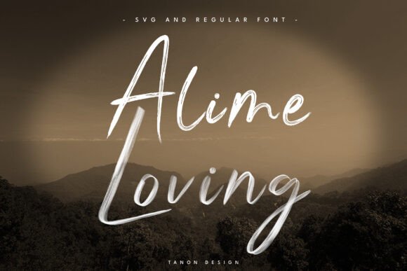 Alime Loving: A Handwritten Display Font That Feels Like a Quiet Conversation