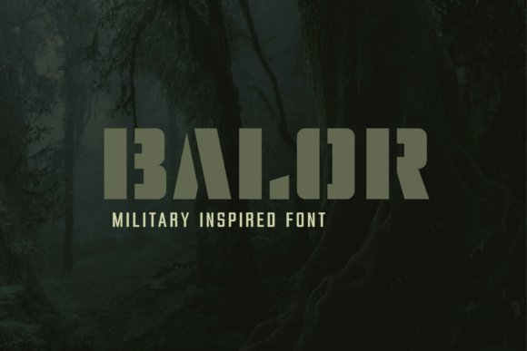 Balor: A Rugged Display Font for Editorial Impact