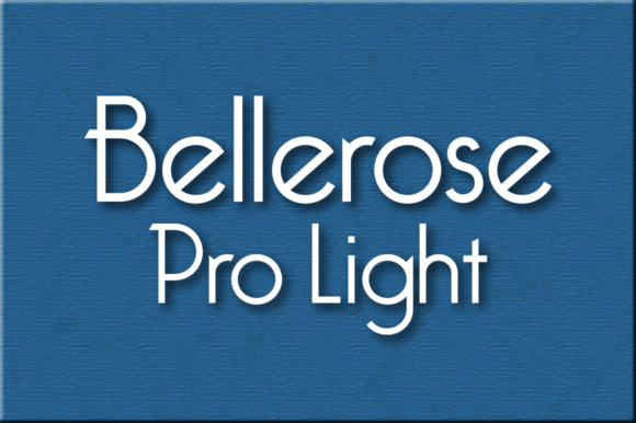 Bellerose Pro Light: A Timeless Display Font for Handmade Creators