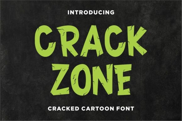 Crack Zone: A Bold Display Font for Impactful Web Headlines