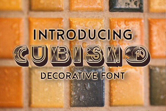 Cubismo: A Bold, Architectural Display Font