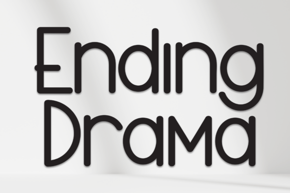 Ending Drama: A Friendly Handwritten Font for Real Business Brands