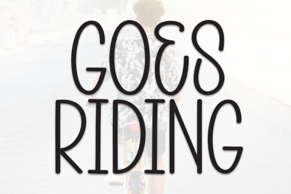 Goes Riding: A Playful Handwritten Display Font for Digital Brands