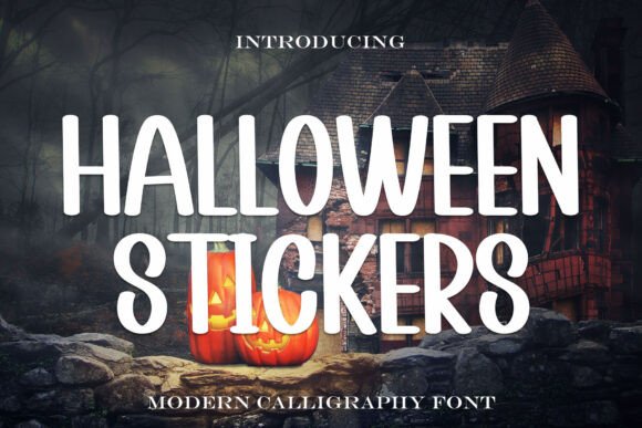 Halloween Stickers: A Display Font That Elevates Seasonal Campaigns
