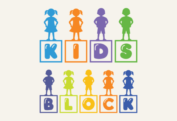 Kids Block: A Playful Display Font for Brand-Forward Web Design
