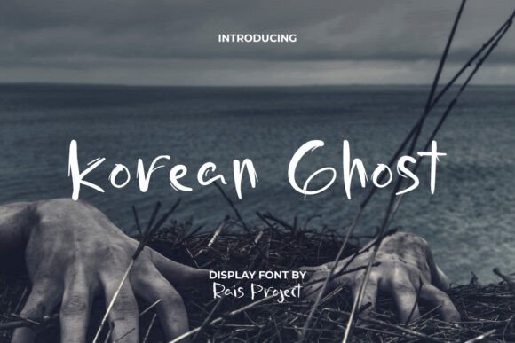 Korean Ghost Font: A Spooky Display Typeface for Bold Digital Headlines
