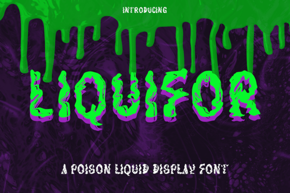 Liquifor: A Display Font with Aquatic Grace and Editorial Charm