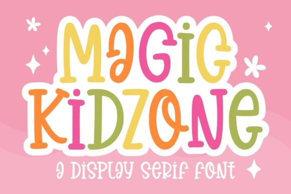 Magic Kidzone: A Playful Display Font for Editorial Charm