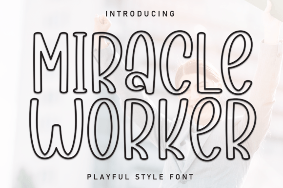 Miracle Worker: A Handwritten Display Font That Elevates Real Business Branding