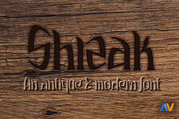 Shizak: A Fantasy-Antique Display Font for Distinctive Web Branding