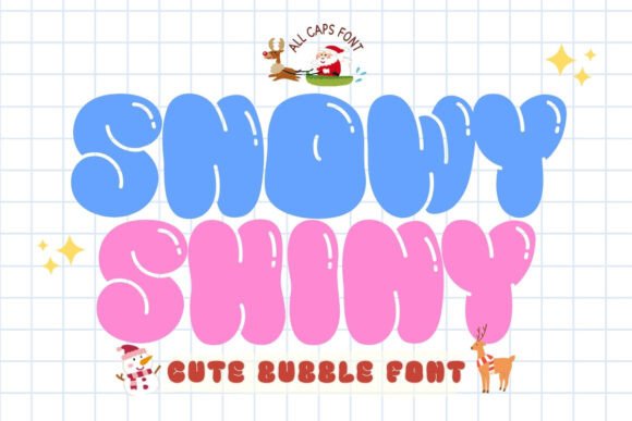 Snowy Shiny: A Festive Display Font That Elevates Your Brand