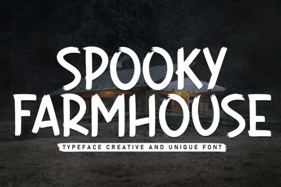 Spooky Farmhouse: A Playful Display Font for Memorable Branding