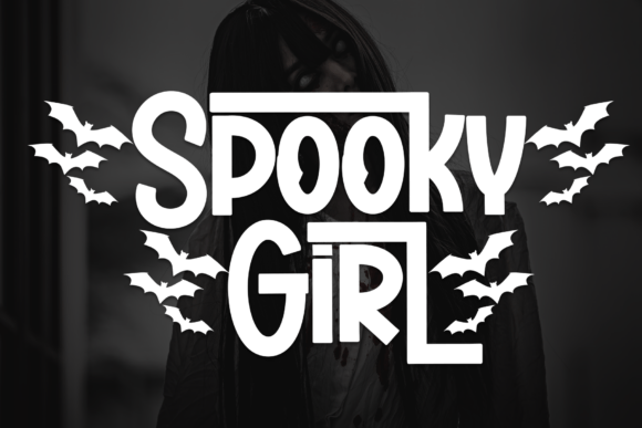 Spooky Girl: A Bold Display Font for Editorial Halloween Magic
