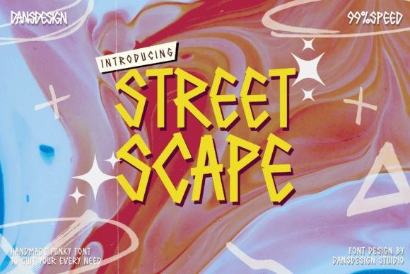 Street Scape: A Y2K-Inspired Display Font That Cuts Through the Feed